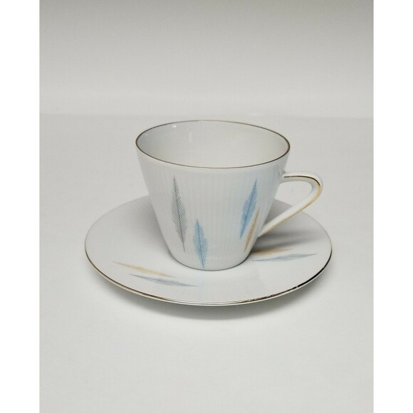 Seltmann Weiden Bavaria Monika Vintage Gold Rims Rare 64 PC Dinnerware China Set - Picture 4 of 16